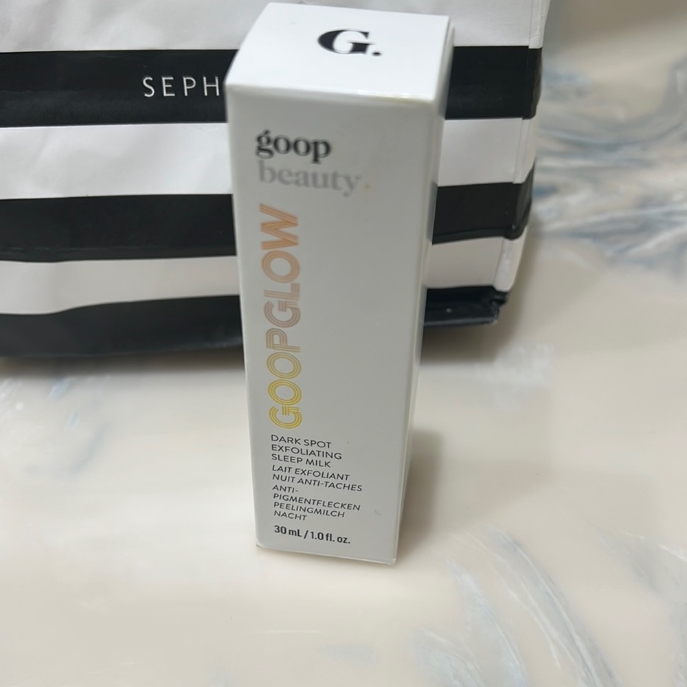 NIB GOOP BEAUTY GOOPGLOW Dark Spot Exfoliating Sleep Milk
